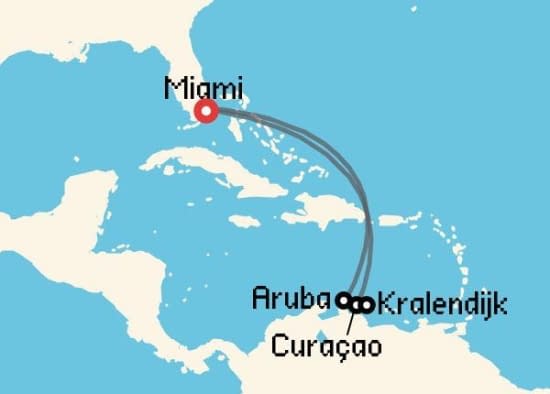 Itinerario del Crucero Caribe desde Miami Carnival Cruise Lines
