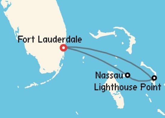 Itinerario del Crucero Caribe desde Fort Lauderdale Disney Cruise Line