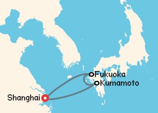 Itinerario del Crucero Asia desde Baoshan - Shanghai Royal Caribbean