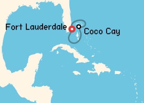 Itinerario del Crucero Caribe desde Fort Lauderdale Royal Caribbean