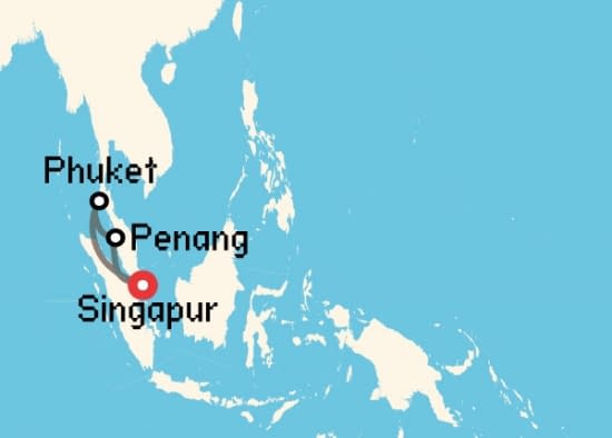 Itinerario del Crucero Asia desde Singapur Royal Caribbean